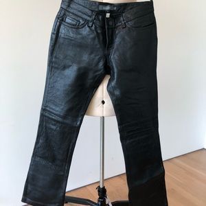 Vintage 90’s GAP boot cut leather pants size 2